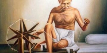 ଚରଖା ଓ ଗାନ୍ଧିଜୀ