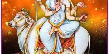 ମଧୁପାର୍ବଣ ଅଷ୍ଟମ ଚରଣେ (ମା ମହାଗୌରୀ)