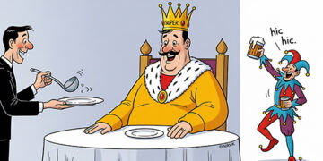 Sanctimonia Tales: Sanctimonia’s Plight: A Starving King, a Deputy’s Plea, and the Digital Divine