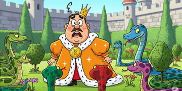 Sanctimonia Tales: Sanctimonia’s Serpentine Struggle: A King’s Desk, a Digital Drought, and a Brutus in Disguise