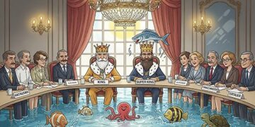 Sanctimonia Tales: Sanctimonia’s Soggy Summit: A King’s Fear, a Minister’s Mirage, and the Price of Progress