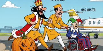 Sanctimonia Tales: Sanctimonia’s Political Pilgrimage: A Silent Jester, a Dodgy Deal, and the Road to Ruin