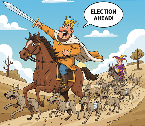 Sanctimonia Tales: Sanctimonia’s Blunderous Royal Return, The Absurd Canine Coup Takeover, The Inconclusive Nuapada Kinship Test Fiasco, And The Soaring Winter Vegetable Crisis