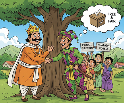 Sanctimonia Tales: The Nuapada Non-Result: A King’s Victory So Predictable, Even the Ballot Boxes Yawned