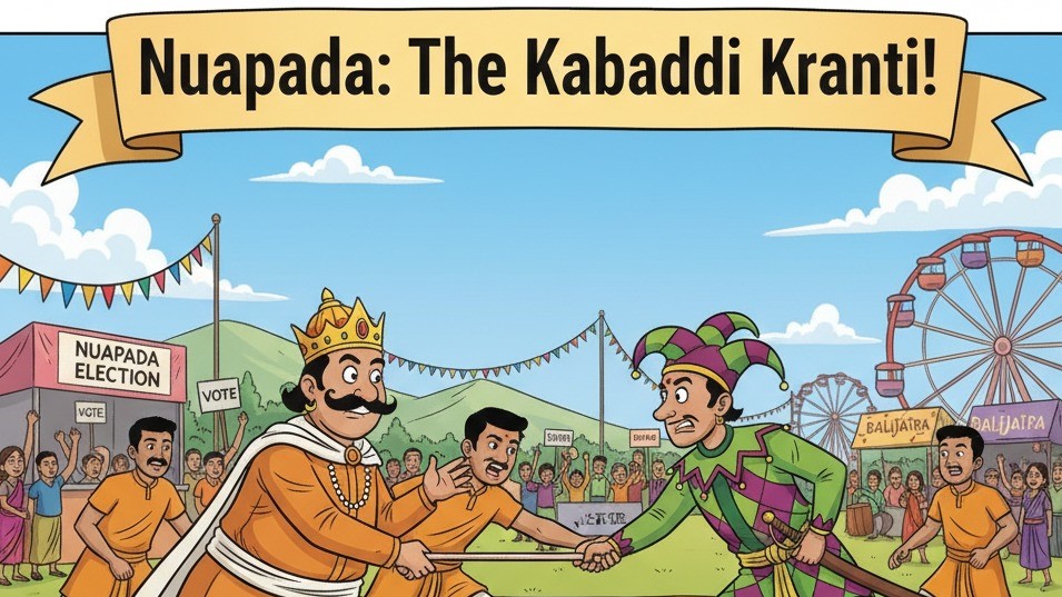 Sanctimonia Tales: Sanctimonia’s Summit of Absurdity: Haywire Hues, Law Minister’s Sigh of Relief, and the Road Congress Chaos Amidst Nuapada’s Kinship Conundrum