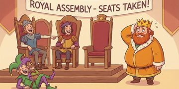 Sanctimonia Tales: Sanctimonia’s Silent Return: The King’s Muted Roar, The Phantom Cyclone, and The Century of Vegetables