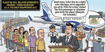 IndiGo’s Flight Fiasco: When Crew Shortage Becomes Corporate Comedy