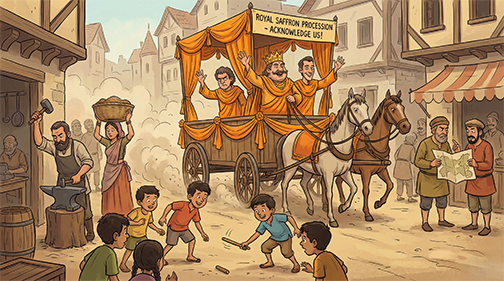 Sanctimonia Tales: Sanctimonia’s Homecoming Hoax: The Chariot of Conspirators, The Wattage of Wheat, and The Golden Egg