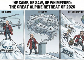 He Came, He Saw, He Whimpered: The Great Alpine Retreat of 2026