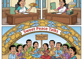 The Sisterhood of the Spinning Files: When Bureaucrats Take the Cake (and Rasogolla)