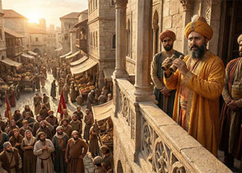 Sanctimonia Tales: Sanctimonia’s Cold January: A King’s Diktat of Despair, The Corporate Puck-Play, and the Looming Shadow of Casca