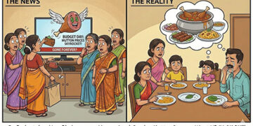 “Budget Re Baapre! How Bhubaneswar Housewives Lost Their Sunday Mutton”