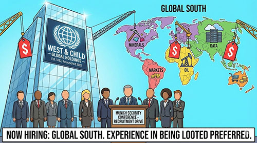 Now Hiring: Global South. Experience in Being Looted Preferred.