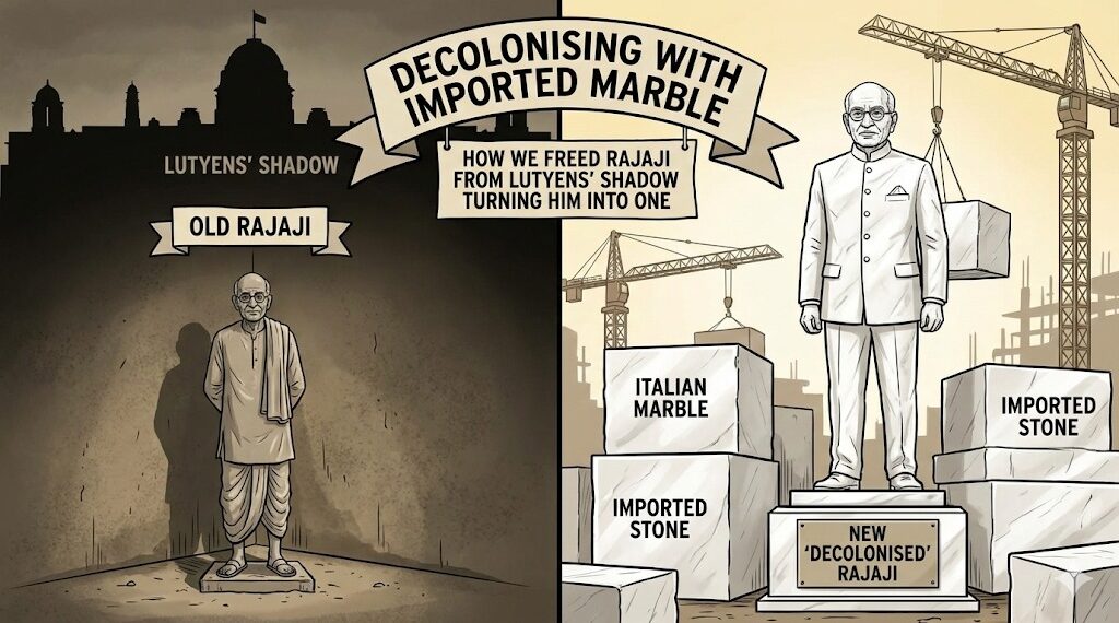Decolonising With Imported Marble: How We Freed Rajaji From Lutyens’ Shadow By Turning Him Into One￼