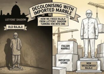 Decolonising With Imported Marble: How We Freed Rajaji From Lutyens’ Shadow By Turning Him Into One￼