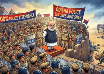 All Thieves Safely Deployed: Odisha Secures Amit Shah With 100% Police Attendance