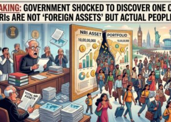 “Breaking: Government Shocked To Discover One Crore NRIs Are Not ‘Foreign Assets’ But Actual People”