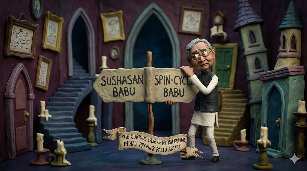 From Sushasan Babu to Spin – Cycle Babu: The Curious Case of Nitish Kumar, India’s Premier Paltu Artist