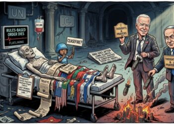 Breaking: “Rules-Based Order” Dies After Long Illness, US-Israel Offer Thoughts, Prayers and Airstrikes