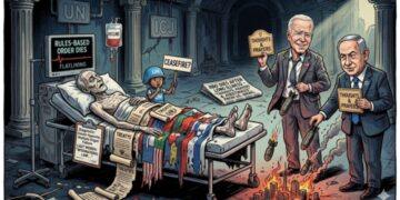 Breaking: “Rules-Based Order” Dies After Long Illness, US-Israel Offer Thoughts, Prayers and Airstrikes