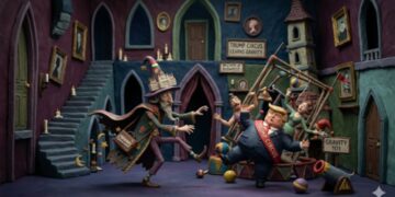 When the Wizard of Budapest Trips, the Trump Circus Learns Gravity