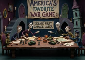 America’s Favourite War Game: Debate First, Damage Later