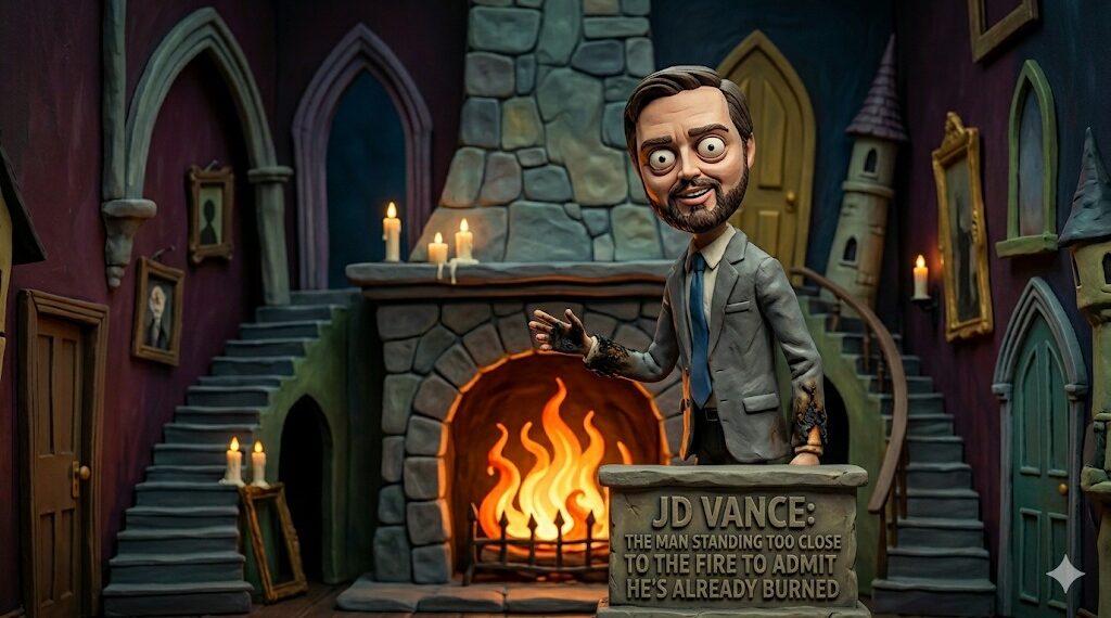 JD Vance: the Man Standing Too close to the Fire to Admit He’s Already Burned