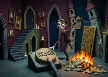 Burnt Cash, Bright Escape: Resignation Hits the Panic Button