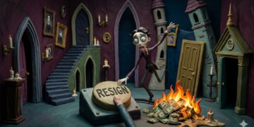 Burnt Cash, Bright Escape: Resignation Hits the Panic Button