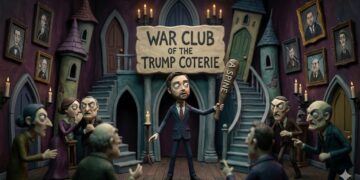 The War Club of the Trump Coterie: Where Everyone Wanted Drama, and J.D. Vance Accidentally Found a Spine
