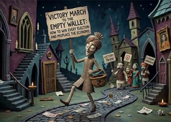 “Victory March to the Empty Wallet: How to Win Every Election and Misplace the Economy”