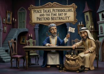 “Peace Talks, Petrodollars, and the Fine Art of Pretend Neutrality”
