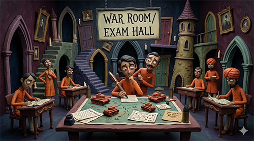 When Education Needed an Exam Hall, the Ministry Handed It a War Room