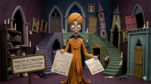 Ministry of Confusion: Where Education Is Optional but Chaos Is Compulsory