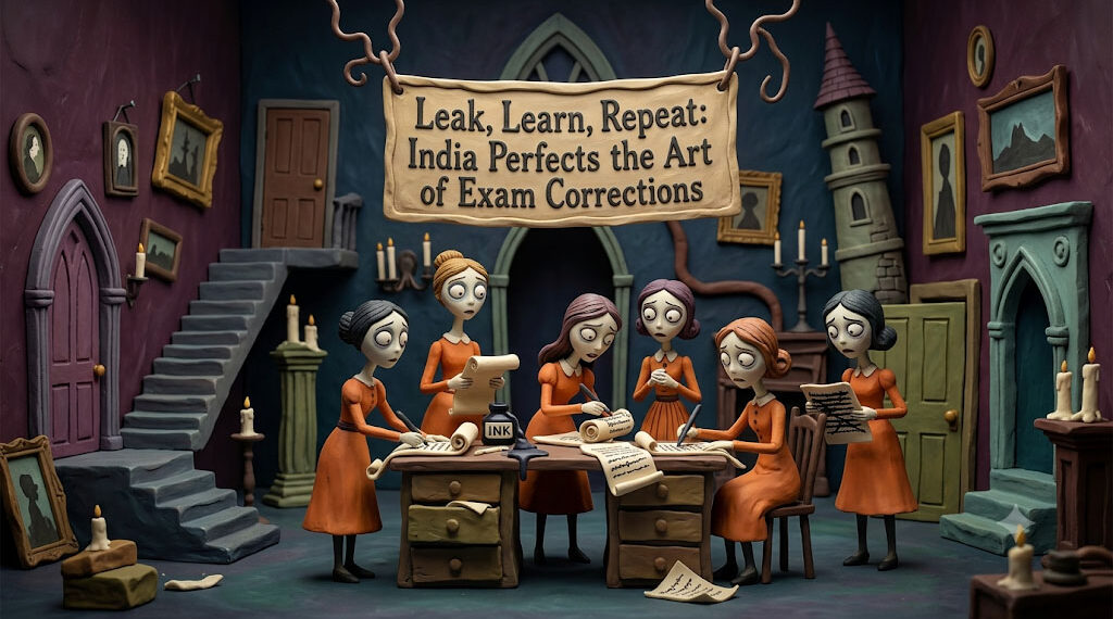 “Leak, Learn, Repeat: India Perfects the Art of Exam Corrections”