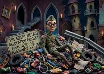 “The Great Netaji Relocation Project: From Hero to Highway Litter”