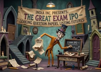 India Inc. Presents: The Great Exam IPO – Leaking Question Papers, Listing Futures