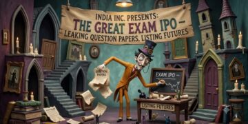 India Inc. Presents: The Great Exam IPO – Leaking Question Papers, Listing Futures