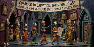 Corridor to Salvation, Sponsored by GST: When Lakshmi Visits, the State Brings a Receipt Book
