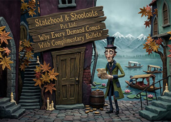 “Statehood & Shootouts Pvt Ltd: Why Every Demand Comes With Complimentary Bullets”