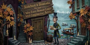 “Statehood & Shootouts Pvt Ltd: Why Every Demand Comes With Complimentary Bullets”