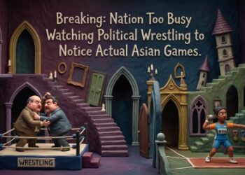 Breaking: Nation Too Busy Watching Political Wrestling to Notice Actual Asian Games