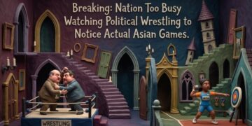 Breaking: Nation Too Busy Watching Political Wrestling to Notice Actual Asian Games