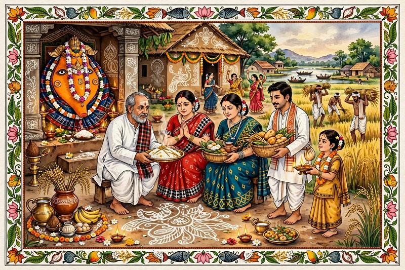 ନୂଆ ଖାଇ- କୃଷି ଓ କୃଷକର ପର୍ବ