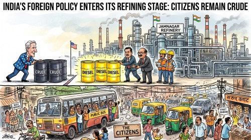 India’s Foreign Policy Enters Its Refining Stage: Citizens Remain Crude