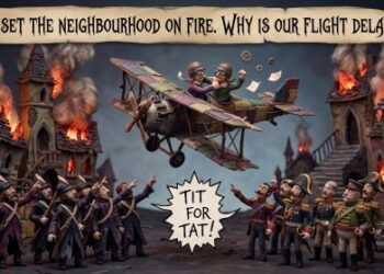 We Set the Neighbourhood on Fire. Why Is Our Flight Delayed?