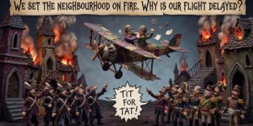 We Set the Neighbourhood on Fire. Why Is Our Flight Delayed?
